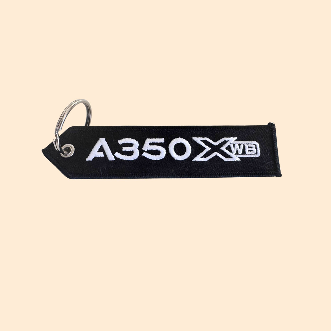 Porte-clés Flamme A350 XWB Noir