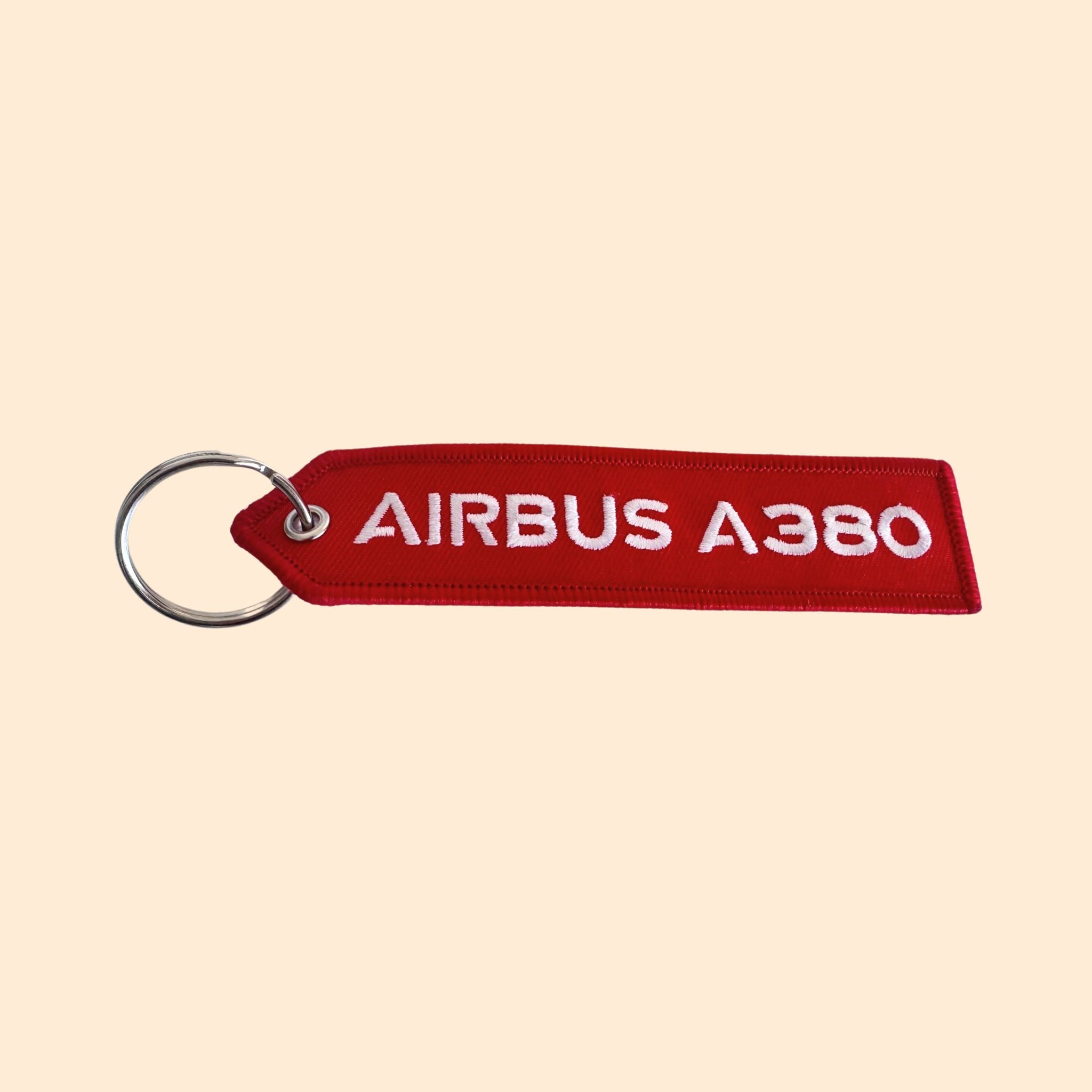 Porte-clés Flamme Airbus A380 Rouge