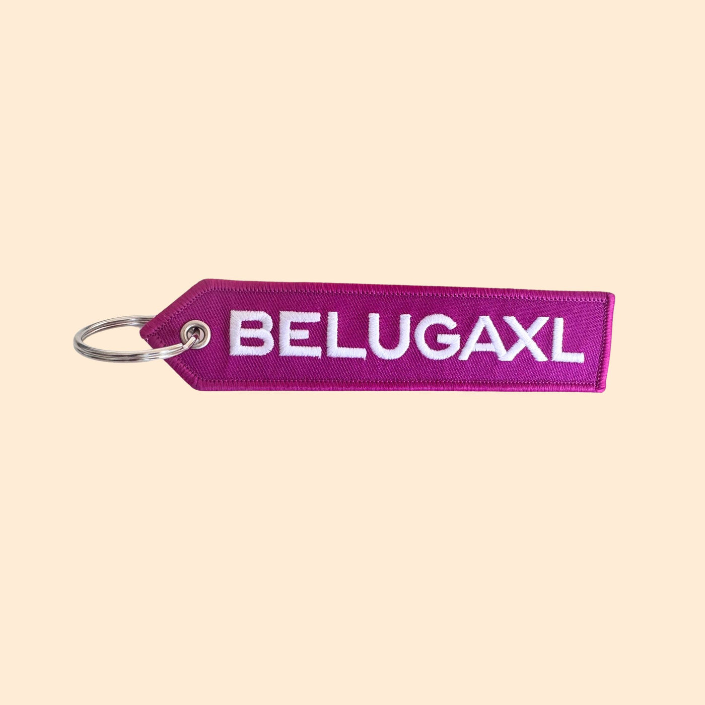 Porte-clés Flamme Beluga XL Violet