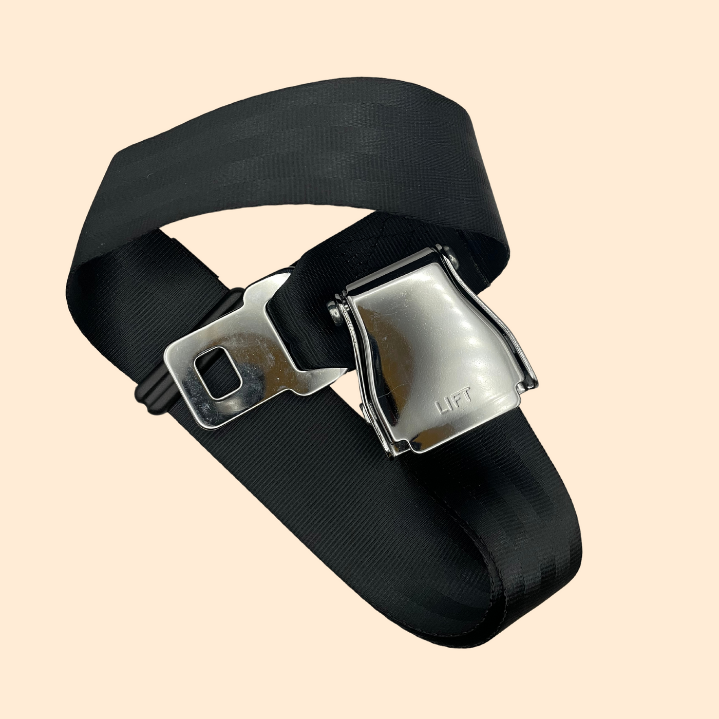🛫 Ceinture boucle d'avion argentée
