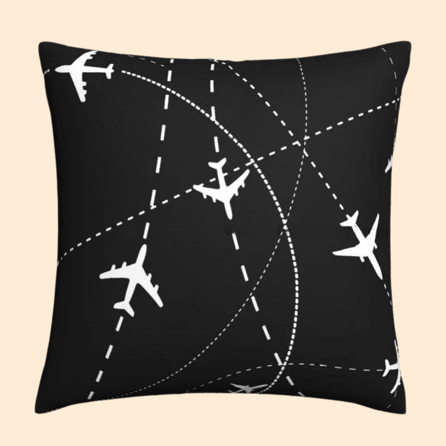 Taie d'Oreiller 40 x 40cm - Motif Liaisons Aériennes