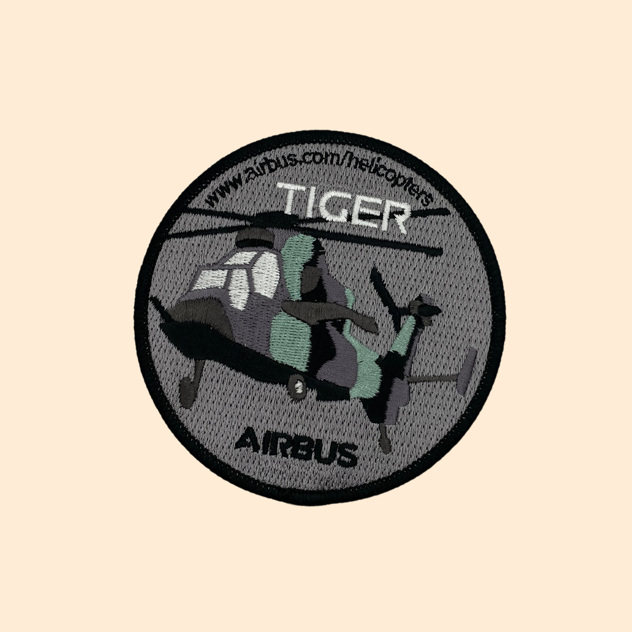 🐅🛡️ Écusson TIGER HCP avec Système Thermocollant