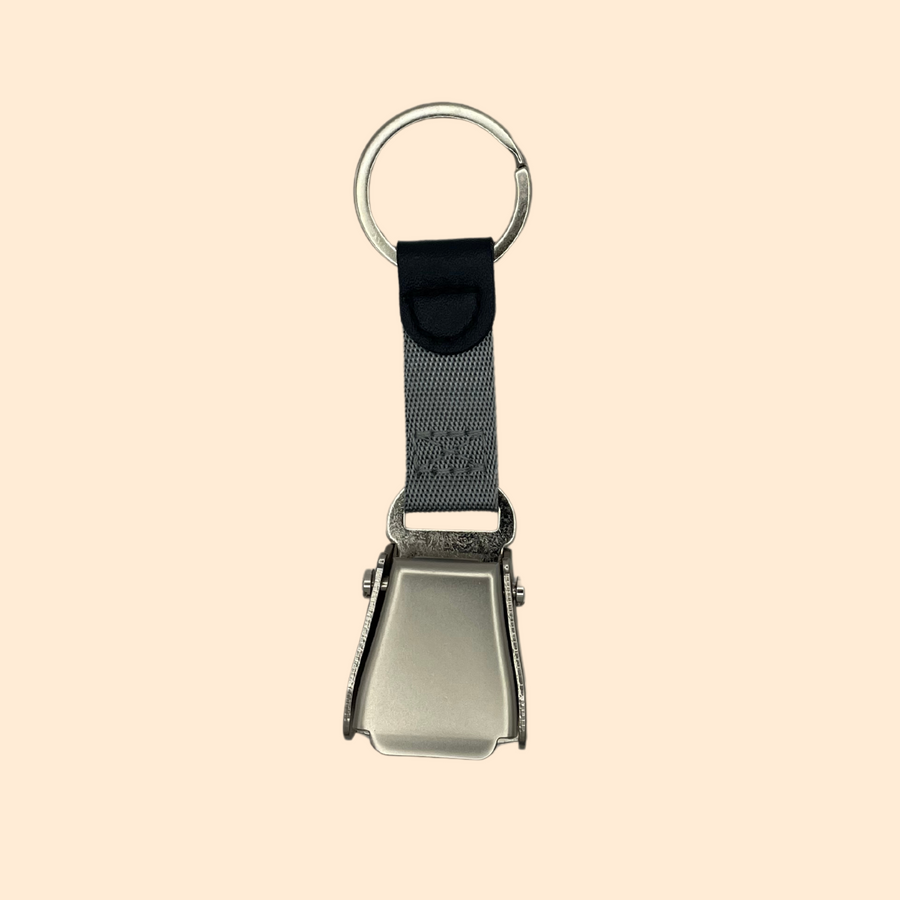 🔑 Porte-Clé - Boucle Avion - Gris